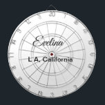 Cible De Fléchettes Simple minimal add your name text place city custo<br><div class="desc">Design</div>