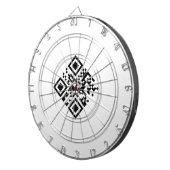 CIBLE DE FLÉCHETTES SIMPLE MINIMAL MODERN MONOGRAM ELEGANT STYLE CHIC  (Devant droit)