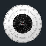 CIBLE DE FLÉCHETTES SIMPLE MODERNE MODERNE MONOGRAM ÉLÉGANT CHIC STYLE<br><div class="desc">CONCEPTION</div>
