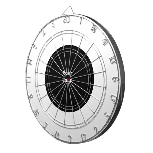 CIBLE DE FLÉCHETTES SIMPLE MODERNE MODERNE MONOGRAM ÉLÉGANT CHIC STYLE (Devant droit)