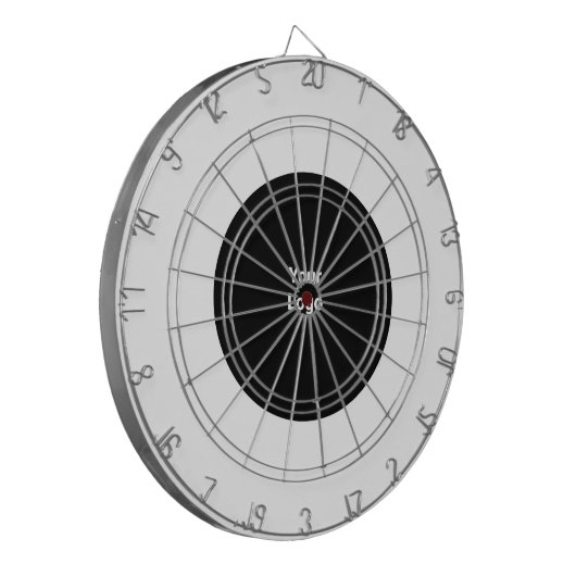 CIBLE DE FLÉCHETTES SIMPLE MODERNE MODERNE MONOGRAM ÉLÉGANT CHIC STYLE (Devant gauche)