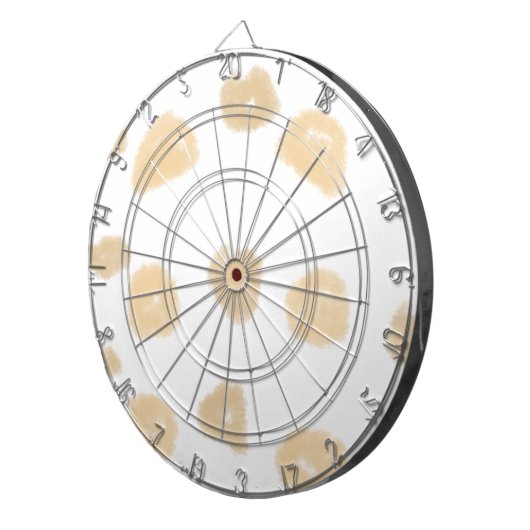 CIBLE DE FLÉCHETTES SIMPLE MODERNE MODERNE MONOGRAM ÉLÉGANT CHIC STYLE (Devant droit)