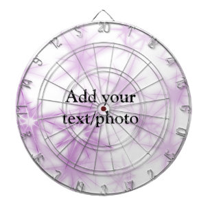 Cible De Fléchettes Simple rose violet paillettes scintillement ajoute