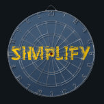 Cible De Fléchettes Simplifier<br><div class="desc">Notre vie est déchirée par le détail. Simplifiez-vous. - Henry David Thoreau</div>