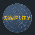 Cible De Fléchettes Simplifier<br><div class="desc">Notre vie est déchirée par le détail. Simplifiez-vous. - Henry David Thoreau</div>