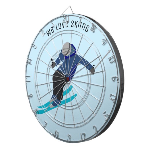 Cible De Fléchettes Ski (Devant droit)