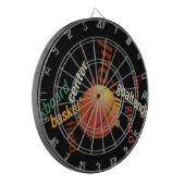 Cible De Fléchettes Slam Dunk de Vocabulaire : Basketball Jeu des Cham (Devant gauche)