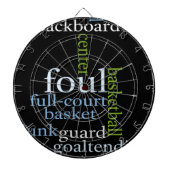 Cible De Fléchettes Slam Dunk of Words : Jeu de basket-ball des champi (Devant)