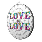 Cible De Fléchettes SlipperyJoe amour est l'amour goutte à goutte de f (Devant droit)