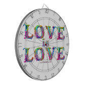 Cible De Fléchettes SlipperyJoe amour est l'amour goutte à goutte de f (Devant gauche)