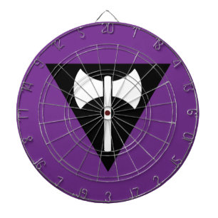 Cible De Fléchettes SlipperyJoe drapeau de la fierté lesbienne puissan