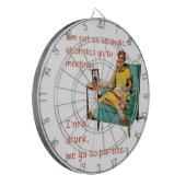 Cible De Fléchettes SlipperyJoe socialiser la fête de la boisson vinta (Devant gauche)