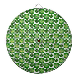 Cible De Fléchettes SlipperyJoe's trèfle à quatre feuilles de la Saint