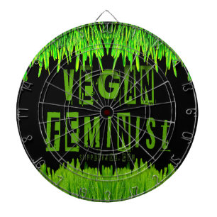 Cible De Fléchettes SlipperyJoe's veganisme féministe attention-grabbi