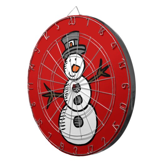 Cible De Fléchettes Snowman (Devant droit)