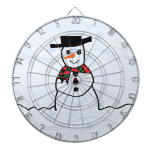 Cible De Fléchettes Snowman