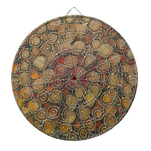 Cible De Fléchettes Soakage indigène en Ochre - le plus unique