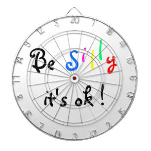 Cible De Fléchettes Sois bête C'est ok !-dartboard