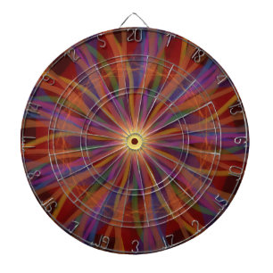 Cible De Fléchettes Solar Bloom – La Danse de Lumière et de Couleur.