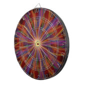Cible De Fléchettes Solar Bloom – La Danse de Lumière et de Couleur. (Devant droit)