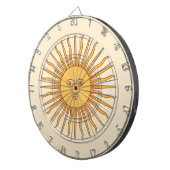 Cible De Fléchettes Soleil de mai (Devant droit)