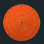 Cible De Fléchettes Solid color blood orange<br><div class="desc">Trendy simple design in blood orange solid color.</div>