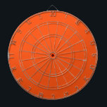 Cible De Fléchettes Solid neon orange<br><div class="desc">Solid color neon orange design.</div>