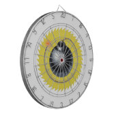 Cible De Fléchettes Sortez avec une bombe bang fusionnée (Devant gauche)