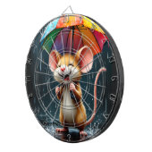 Cible De Fléchettes Souris Heureuse (Devant droit)