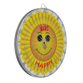 Cible De Fléchettes Soyez heureux (Devant gauche)