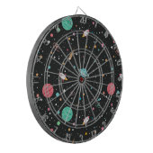 Cible De Fléchettes Space Rocket Ships et Stars (Devant gauche)