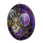 Cible De Fléchettes Spider Steampunk sur Arrière - plan pourpre (Devant droit)
