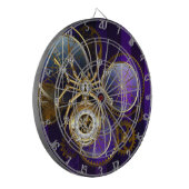 Cible De Fléchettes Spider Steampunk sur Arrière - plan pourpre (Devant gauche)