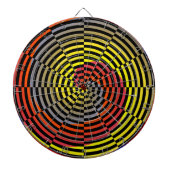 Cible De Fléchettes Spirale rouge jaune bleu par Kenneth Yoncich (Devant)