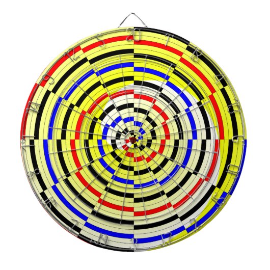 Cible De Fléchettes Spirales jaunes par Kenneth Yoncich (Devant)