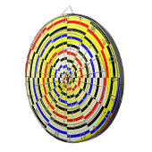 Cible De Fléchettes Spirales jaunes par Kenneth Yoncich (Devant droit)