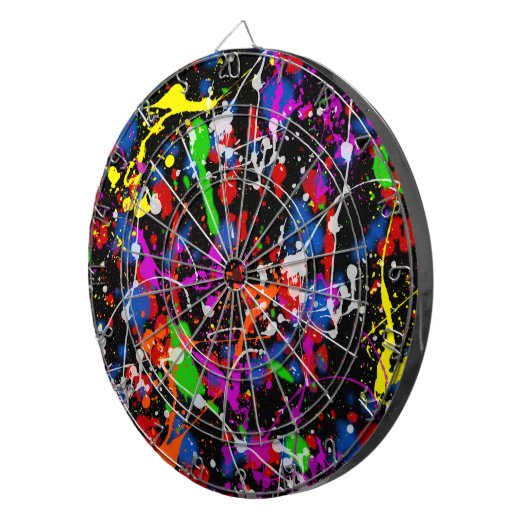 Cible De Fléchettes Splatter (Devant droit)