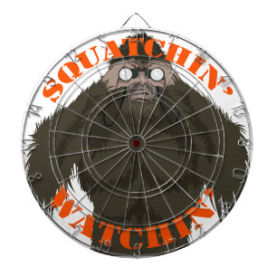 Cible De Fléchettes Squatchin' Watchin' Bigfoot Love