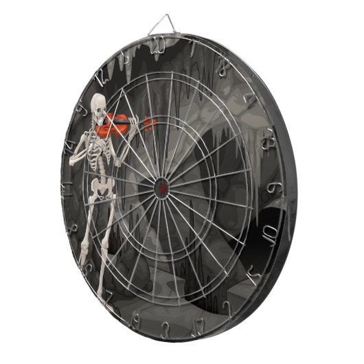 Cible De Fléchettes squelette violon (Devant droit)