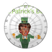 Cible De Fléchettes st patrick trump leprechaun (Devant)