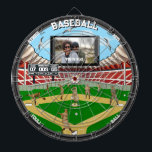 Cible De Fléchettes Stade personnalisé<br><div class="desc">Un superbe baseball inspiré dartboard. Comprend une gamme amusante de cibles de baseball,  de joueurs et d'images. Idéal pour les jeux traditionnels de fléchettes ou pour en faire des vôtres ! Entièrement personnalisable ! Bon appétit !</div>