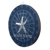 Cible De Fléchettes Starfish Beach House Nom de famille (Devant droit)