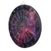 Cible De Fléchettes Starry Stars Espace extra-atmosphérique Galaxy Mot (Devant droit)