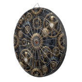 Cible de fléchettes Steampunk (Devant droit)