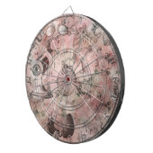 Cible De Fléchettes Steampunk romantique | Ephémère Vintage antique (Devant droit)