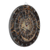 Cible de fléchettes Steampunk vintage (Devant gauche)