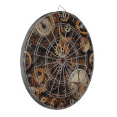 Cible de fléchettes Steampunk vintage (Devant gauche)