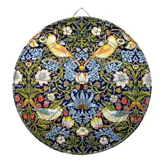 Cible De Fléchettes Strawberry Thief, célèbre motif, (Devant)