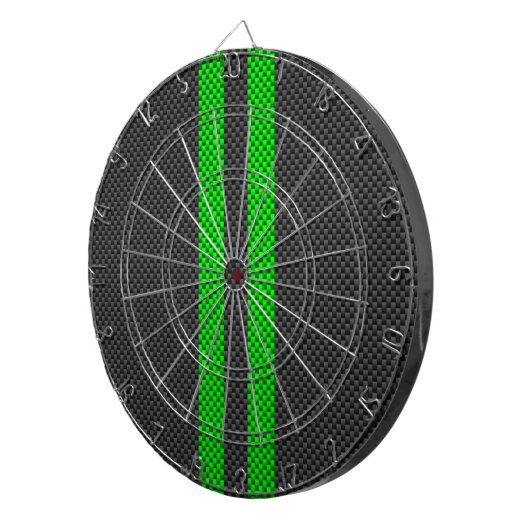 Cible De Fléchettes Stripes de Green Carbon (Devant droit)