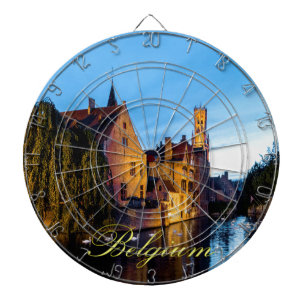 Cible De Fléchettes Stunning ! Medieval Bruges Belgium